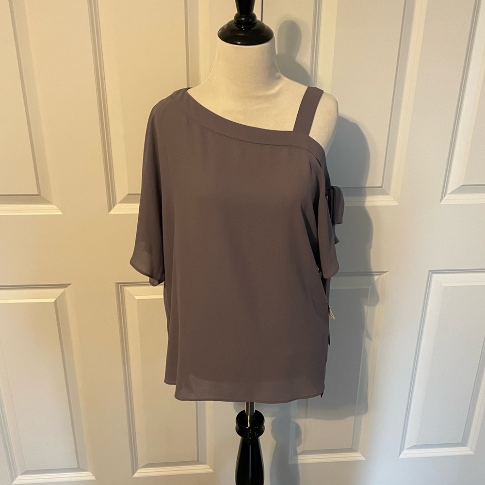 NWT 1. State one shoulder tie blouse